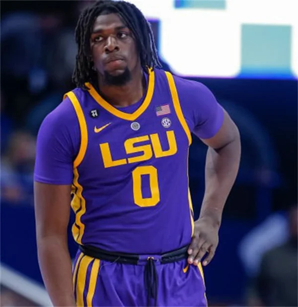 LSU Tigers #0 Naz Reid 2019 Purple College Basketball Game Jersey