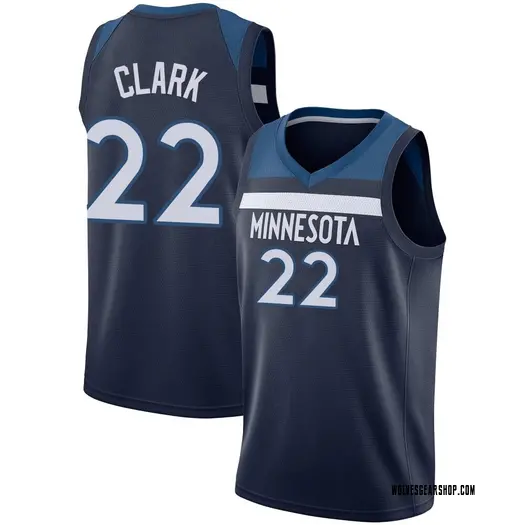 Men's Minnesota Timberwolves #22 Jaylen Clark Navy Icon Edition Swingman Jersey