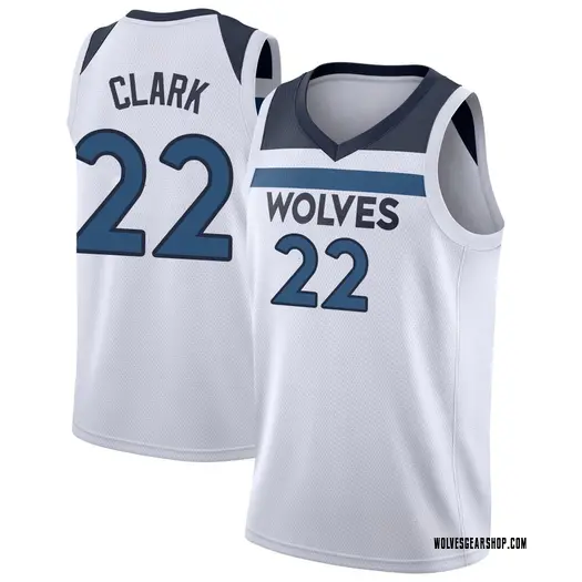 Men's Minnesota Timberwolves #22 Jaylen Clark White Association Edition Swingman Jersey