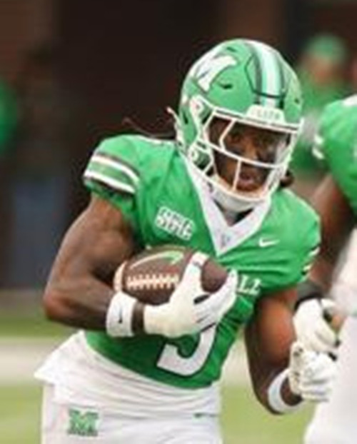 Marshall Thundering Herd #5 Jo'Shon Barbie 2025 Green Vapor F.U.S.E. Limited Football Jersey