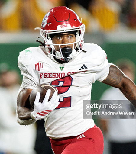 Fresno State Bulldogs #2 Rayshon Luke White 2025 Football Game Jersey