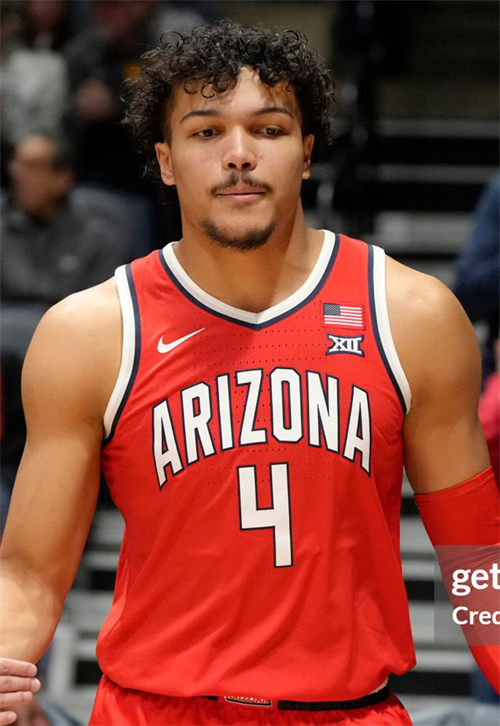 Mens Youth Arizona Wildcats #4 Trey Townsend 2025 XII Red Basketball Game Jersey