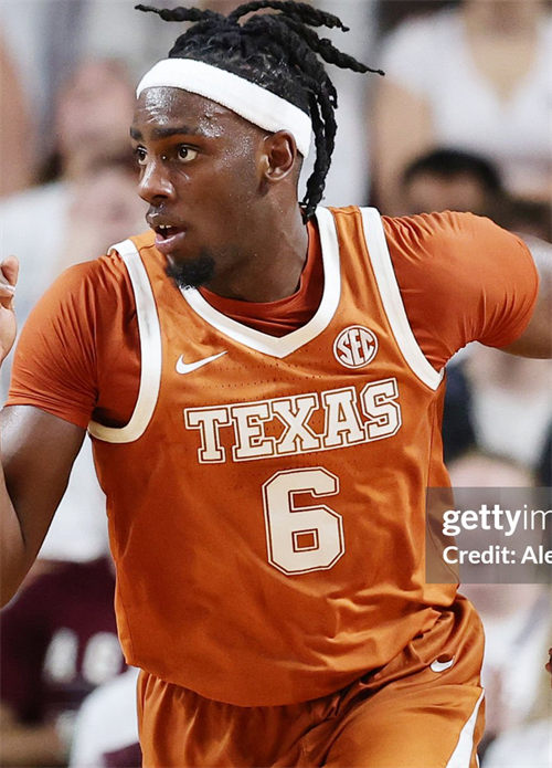 Men's Youth Texas Longhorns #6 Arthur Kaluma 2025 SEC Orange College Basketball Game Jersey