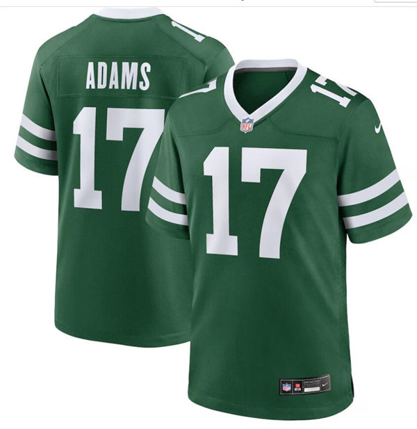 Men's New York Jets #17 Davante Adams Nike Legacy Green Vapor F.U.S.E. Limited Jersey
