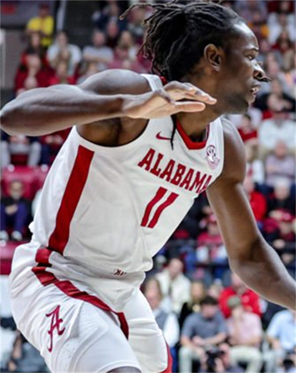 Mens Youth Alabama Crimson Tide #11 Clifford Omoruyi Nike White College Basketball Game Jersey