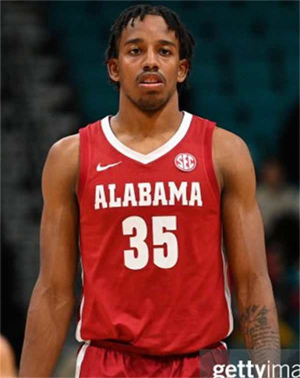Mens Youth Alabama Crimson Tide #35 Derrion Reid Nike Crimson College Basketball Game Jersey