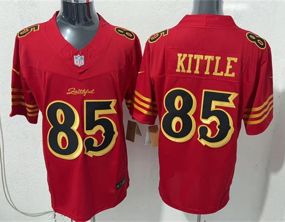 Mens San Francisco 49ers #85 George Kittle Rivalry Collection F.U.S.E. Limited Jersey Red