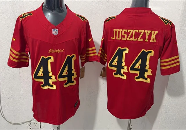 Mens San Francisco 49ers #44 Kyle Juszczyk Rivalry Collection F.U.S.E. Limited Jersey Red