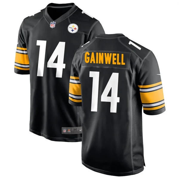 Men's Pittsburgh Steelers #14 Kenneth Gainwell Nike Black Vapor F.U.S.E. Limited Jersey