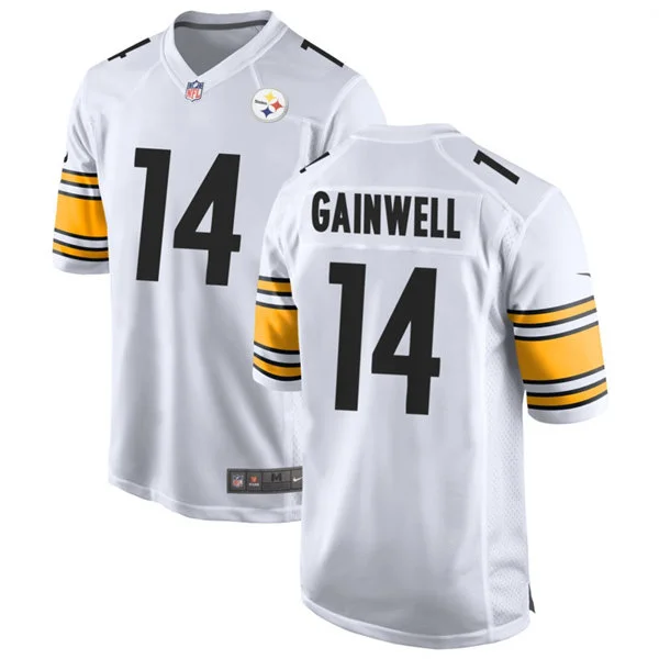 Men's Pittsburgh Steelers #14 Kenneth Gainwell Nike White Vapor F.U.S.E. Limited Jersey