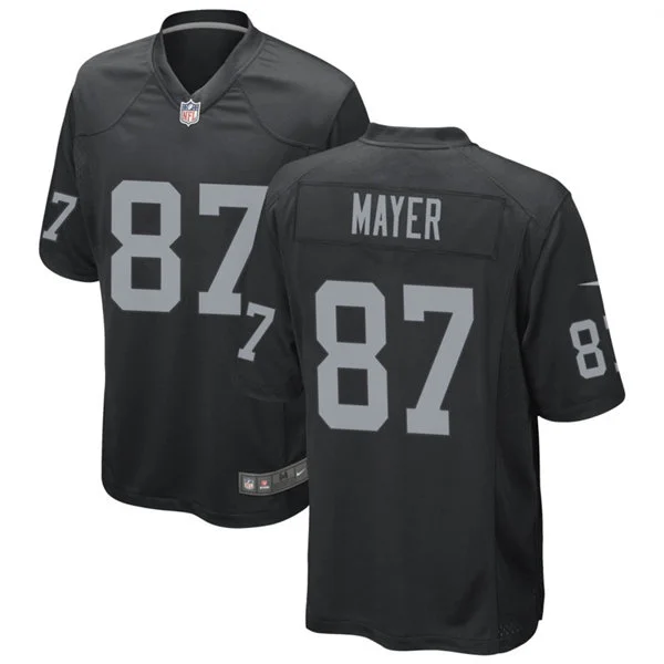 Men's Las Vegas Raiders #87 Michael Mayer Nike Black Vapor F.U.S.E. Limited Player Jersey