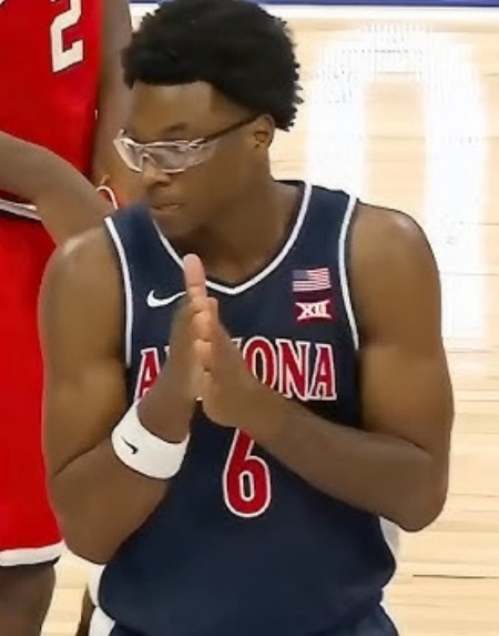 Arizona Wildcats #6 Bryce James Navy Retro College Basketball Game Jersey