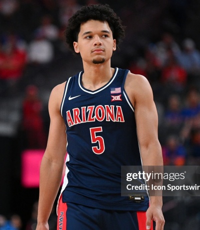 Arizona Wildcats #5 Brayden Burries Navy Retro College Basketball Game Jersey