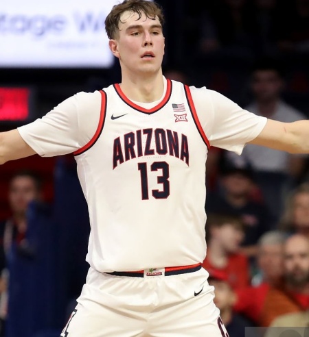 Arizona Wildcats #13 Motiejus Krivas White College Basketball Game Jersey