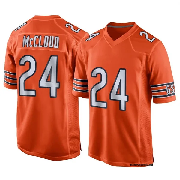 Mens Chicago Bears #24 Nick McCloud  Nike Orange Alternate F.U.S.E. Limited Jersey