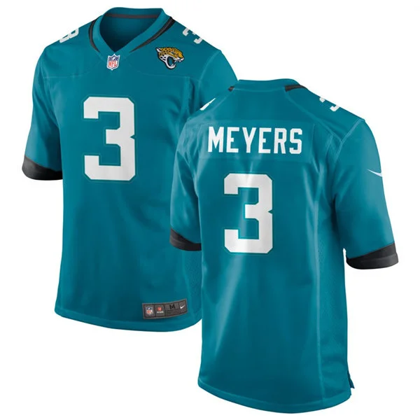 Mens Jacksonville Jaguars #3 Jakobi Meyers Nike Teal Alternate F.U.S.E. Limited Jersey