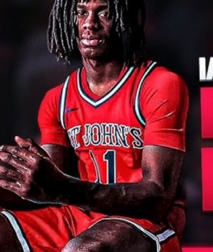 St. John's Red Storm #11 Ian Jackson Nike 2025 Red College Basketball Game Jersey