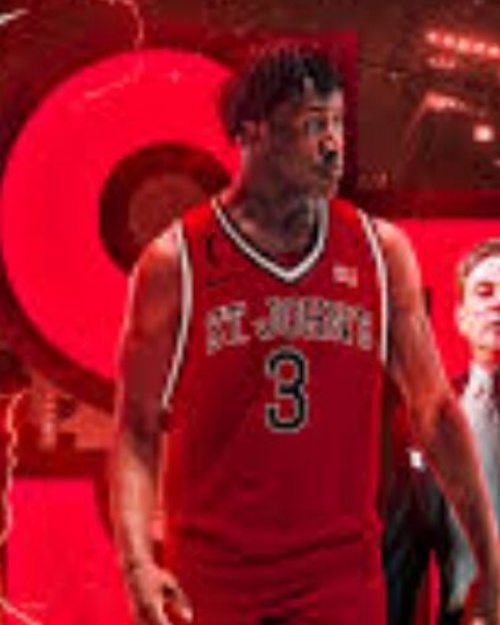 St. John's Red Storm #3 Joson Sanon Nike 2025 Red College Basketball Game Jersey