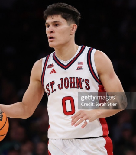 St. John's Red Storm #0 Dylan Darling Adidas 2026 White College Basketball Game Jersey