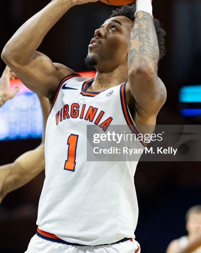 Virginia Cavaliers #1 Malik Thomas Nike 2026 White  College Basketball Game Jersey