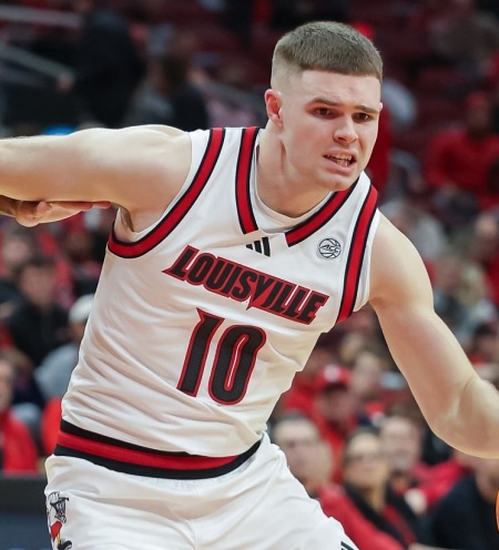 Louisville Cardinals #10 Isaac McKneely 2025 White Black Basketball Game Jersey