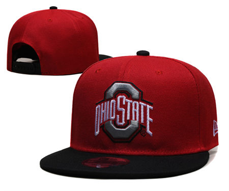 Ohio State Buckeyes Scarlet Black Snapback