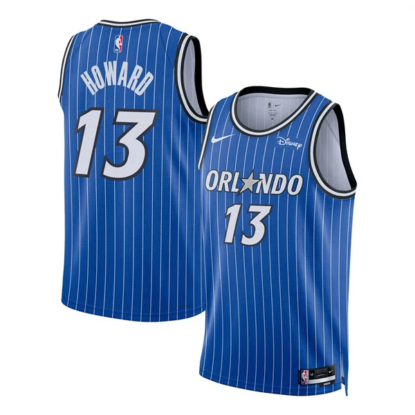 Men's Orlando Magic #13 Jett Howard 2025-26 Blue Icon Edition Swingman Jersey