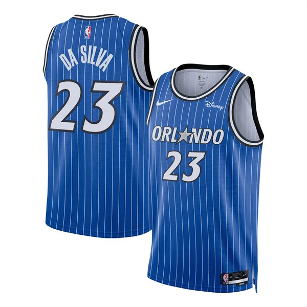 Men's Orlando Magic #23 Tristan da Silva 2025-26 Blue Icon Edition Swingman Jersey
