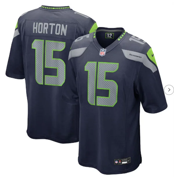 Men's Seattle Seahawks #15 Tory Horton Nike Navy Vapor F.U.S.E. Limited Jersey