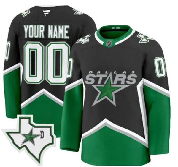 Dallas Stars Custom Fanatics Black 99 Cup Champs Throwback Jersey