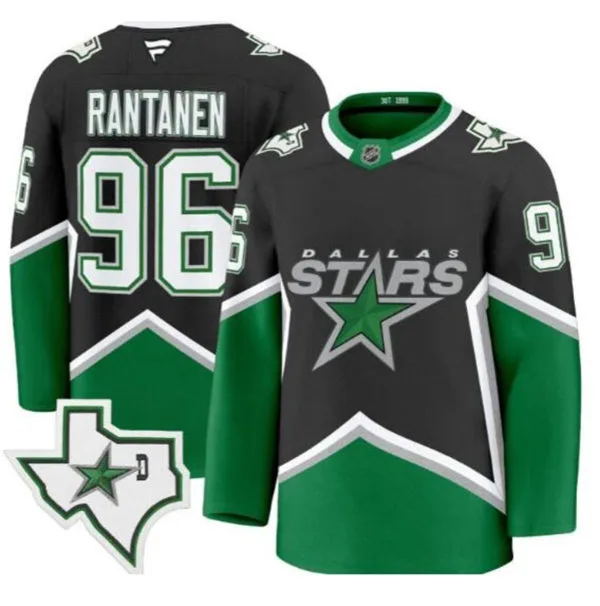 Men's Dallas Stars #96 Mikko Rantanen 99 Cup Champs Throwback Jersey Black