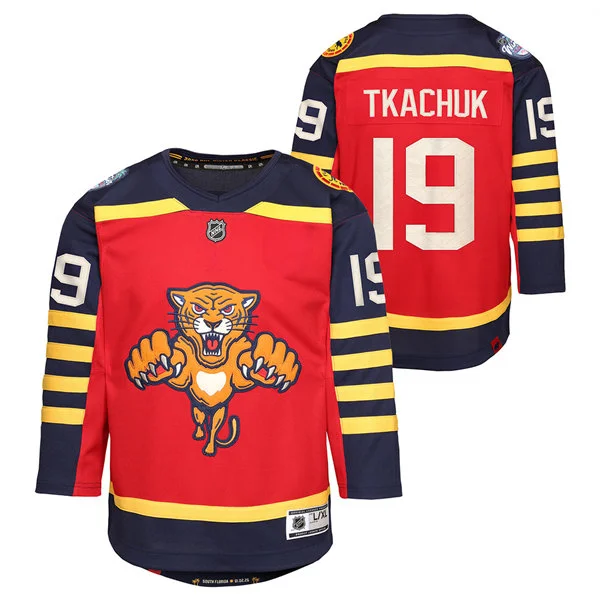 Youth Florida Panthers #19 Matthew Tkachuk Red Fanatics 2026 Winter Classic Jersey