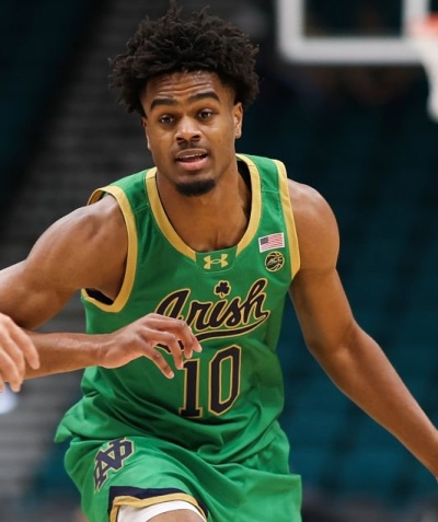 Notre Dame Fighting Irish #10 Jalen Haralson 2025 Green Irish Basketball Game Jersey