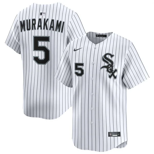 Mens Chicago White Sox #5 Munetaka Murakami Nike White Home Limited Jersey