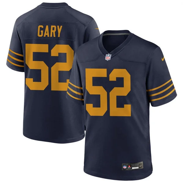 Mens Green Bay Packers #52 Rashan Gary Nike Navy The 1923 Classic Game Jersey