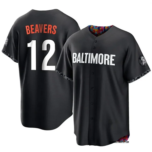 Mens Baltimore Orioles #12 Dylan Beavers Nike Black City Connect Limited Jersey
