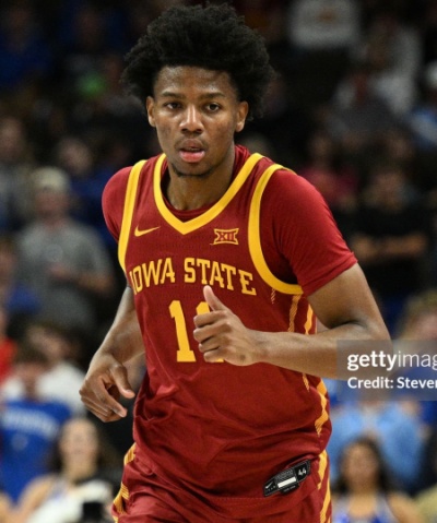 Iowa State Cyclones #11 Dominick Nelson Nike 2024 Cardinal College Basketball Jersey