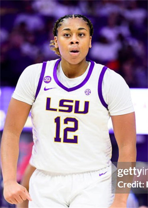 Mens LSU Tigers #12 Mikaylah Williams White Basketball Game Jersey