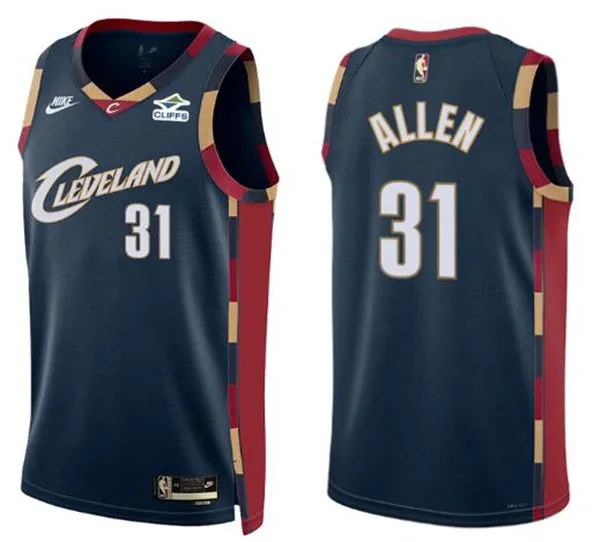 Mens Cleveland Cavaliers #31 Jarrett Allen Nike Navy Classic Edition Swingman Jersey