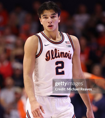 Illinois Fighting Illini #2 Andrej Stojakovic Nike White Navy Illinois Basketball Game Jersey 