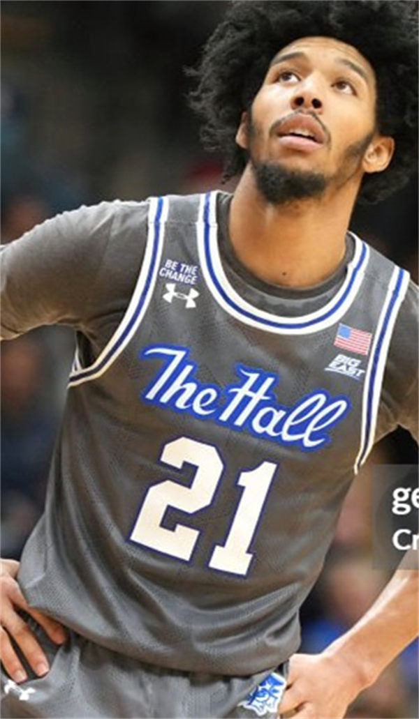 Mens Youth Seton Hall Pirates #21 Isaiah Coleman 2024 Gray Basketball Jersey