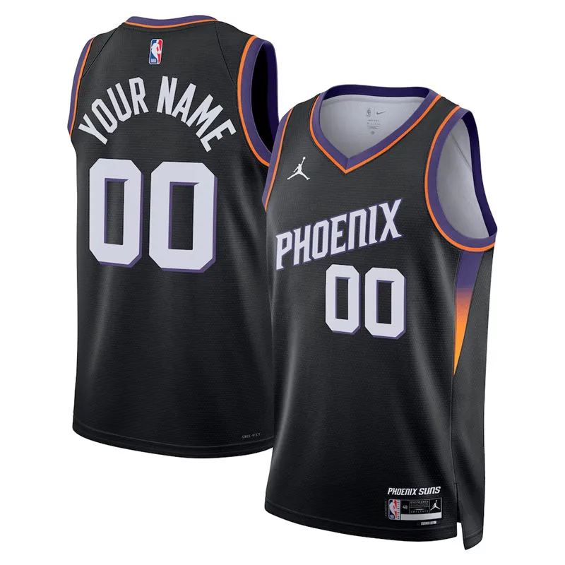 Phoenix Suns Custom 2025-26 Black Statement Edition Swingman Jersey
