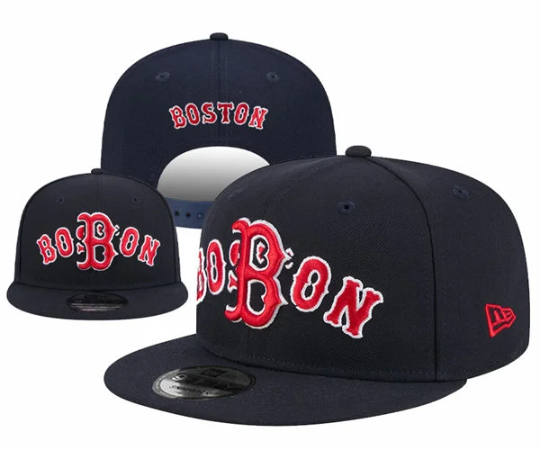 Embroidered MLB Boston Red Sox Navy  Snapback Hat YD1209021 (3)