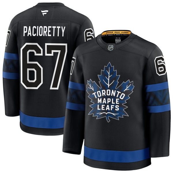 Men's Toronto Maple Leafs x drew house #67 Max Pacioretty  Fanatics Black Alternate Reversible Next Gen Jersey