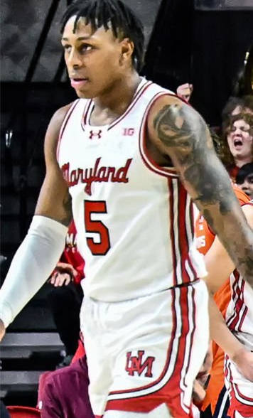 Mens Youth Maryland Terrapins #5 DeShawn Harris-Smith  White Throwback College Basketball Jersey