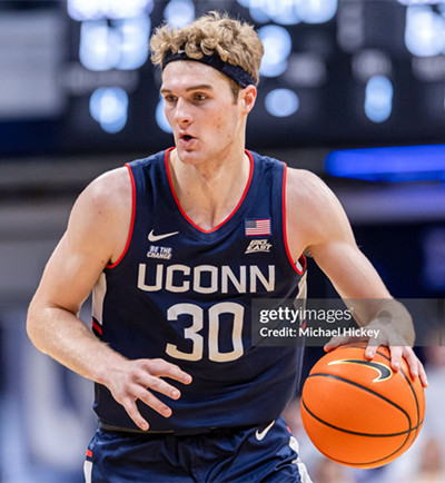 Mens Youth Uconn Huskies  #30 Liam McNeeley Navy College Basketball Game Jersey