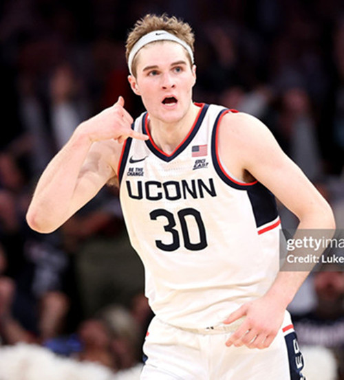 Mens Youth Uconn Huskies  #30 Liam McNeeley White College Basketball Game Jersey