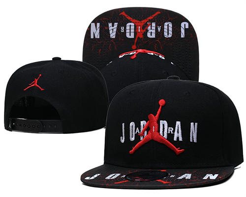 Air Jordan Black White Embroidered Snapback Hat YD427106
