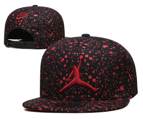 Embroidered Air Jordan Black red starlit sky Snapback Hat YD427146
