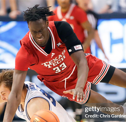 Mens Youth Texas Tech Red Raiders #33 Federiko Federiko 2025 Red College Basketball Game Jersey